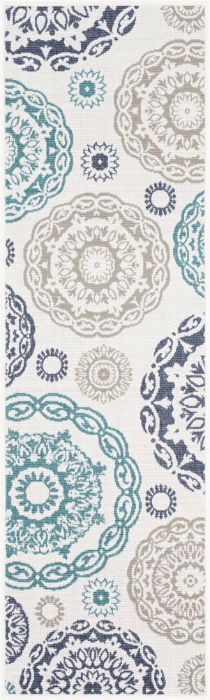 Alfresco Machine Woven Rug, by Surya, 7'10.49" length x 2'4.74" width
