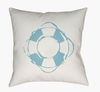 Nautical Accent Pillow, Decorative Pillow by Surya, 18" length x 18" width thumbnail