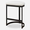 Ivanna White Counter Stool, Counter & Bar Stool by Uttermost, 18" width x 26" height x 14.5" depth thumbnail 1