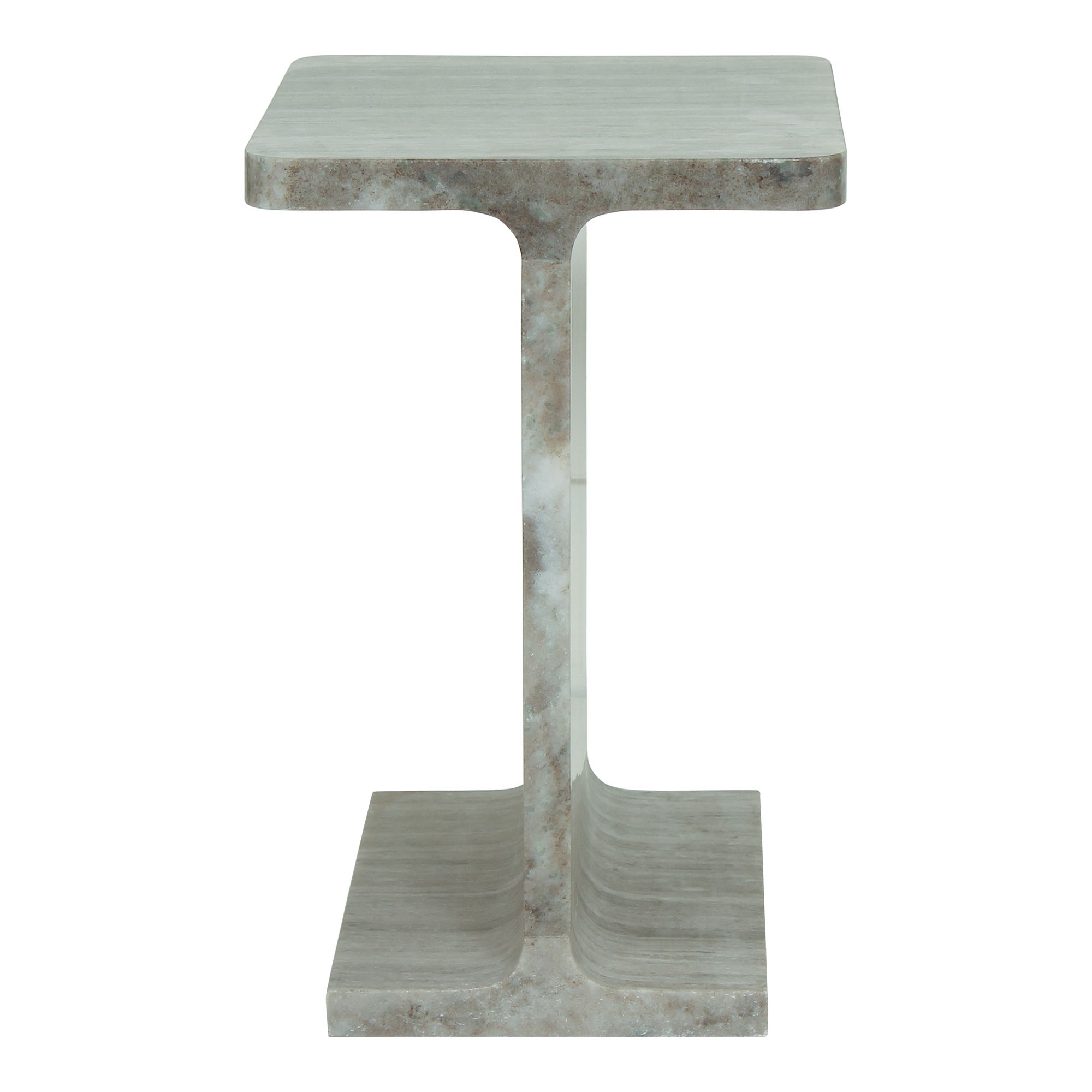 Tullia Accent Table Taupe, Side & End Table by Moe's Home, 15" width x 18" height x 12" depth View 3