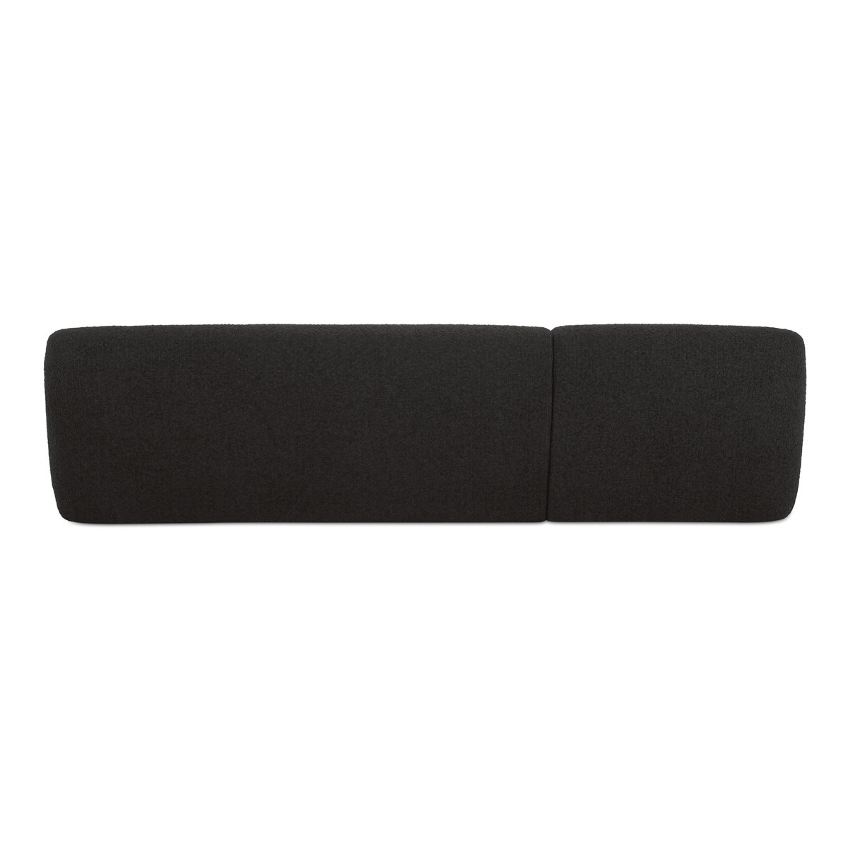 Faye Left Sectional Black Boucle, Sectional Sofa by Moe's Home, 113.75" width x 29.5" height x 60.25" depth View 4