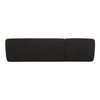 Faye Left Sectional Black Boucle, Sectional Sofa by Moe's Home, 113.75" width x 29.5" height x 60.25" depth thumbnail 4