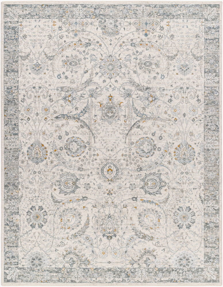 Dresden Machine Woven Rug, by Surya, 1'3.75" length x 1'3.75" width