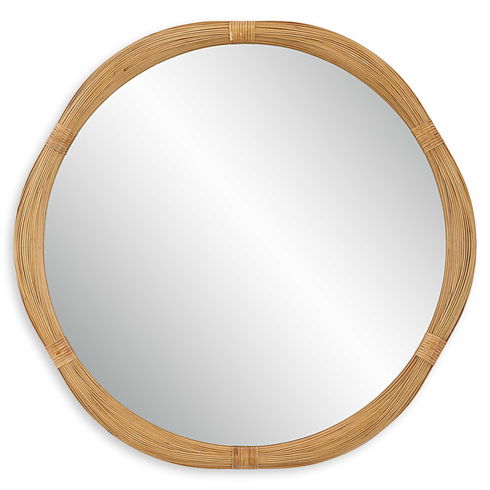 Salina Round Bamboo Mirror