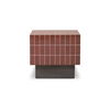 Farren Outdoor Side Table Brown, Outdoor Table by Moe's Home, 1'8" width x 1'6" height x 1'8" depth thumbnail 3