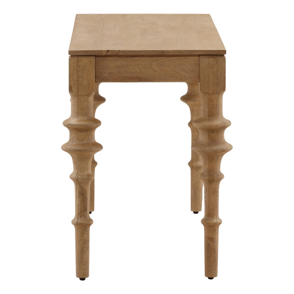 Savin Desk Natural, by Dovetail, 54" width x 30" height x 22" depth View 3
