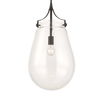 Dewdrop 1 Light Glass Shade Pendant, Ceiling Light by Uttermost, 25" height x 13.5" diameter thumbnail 5