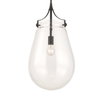 Dewdrop 1 Light Glass Shade Pendant, by Uttermost, 2'1" height x 1'1.5" diameter thumbnail 5