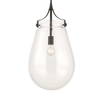 Dewdrop 1 Light Glass Shade Pendant, by Uttermost, 25" height x 13.5" diameter thumbnail 5