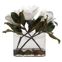 Online Designer Combined Living/Dining Middleton Magnolia Flower Centerpiece