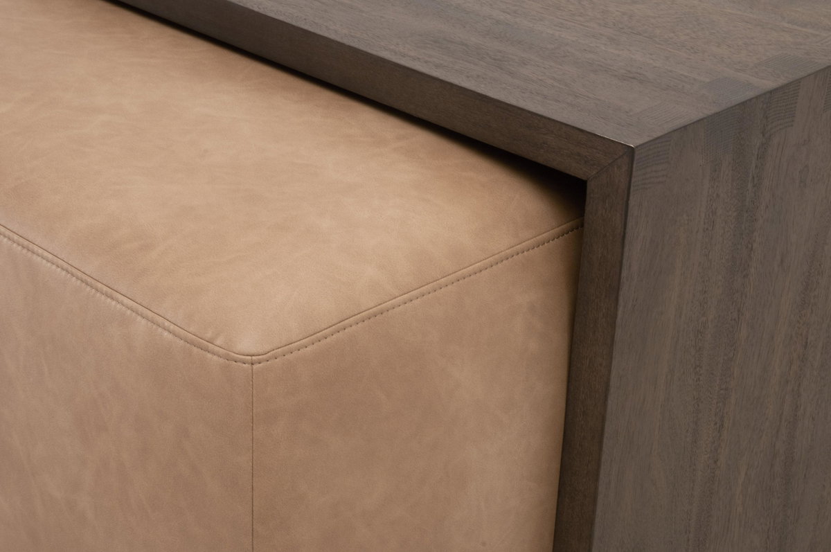 Dovetail Upholstered Coffee Table, by Essentials for Living, 54.5" width x 20" height x 35.5" depth View 12