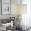 Monacan Gray Textured Table Lamp thumbnail 1