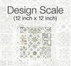 Ecaustic Tile Grey Peel & Stick Wallpaper thumbnail 8