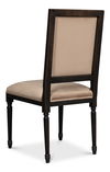Square Back Side Chair,Nero,Toffee, Dining Chair by Sarreid, 20" length x 20" width x 40" height thumbnail 11