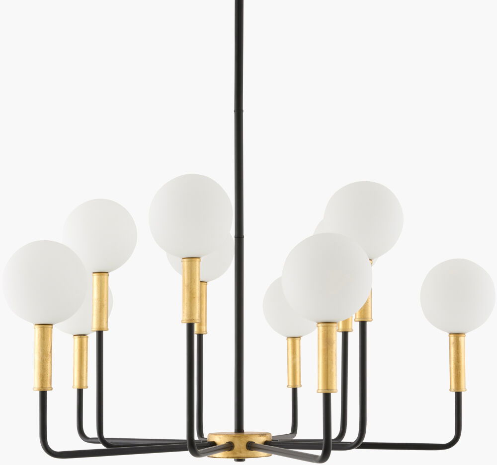 Chinon Chandelier, by Surya, 32" length x 32" width x 39" height