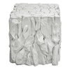 Teak Root White Bunching Cube, Side & End Table by Uttermost, 16.5" width x 18.5" height x 16.5" depth thumbnail 5