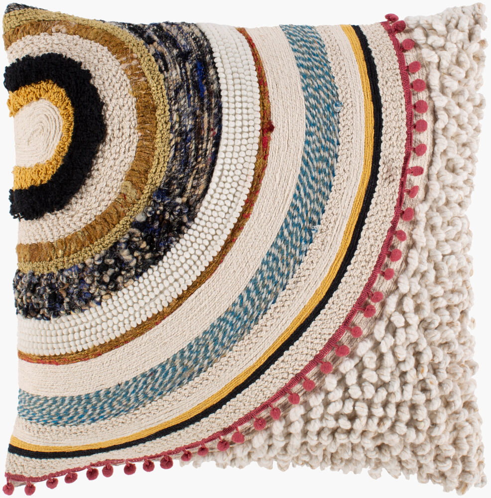 Fleetwood Accent Pillow Down, Decorative Pillow by Surya, 20" length x 20" width