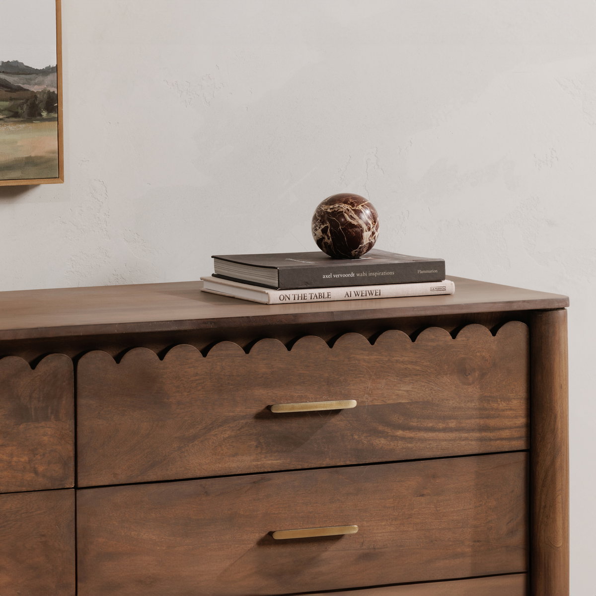 Wiley Dresser Vintage Brown, by Moe's Home, 63" width x 30" height x 19" depth View 12