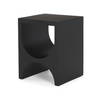 Sobi Matte Black Square Metal Side Table, Side & End Table by Mercana, 17" length x 17" width x 22" height thumbnail 1