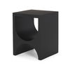 Sobi Matte Black Square Metal Side Table thumbnail 0