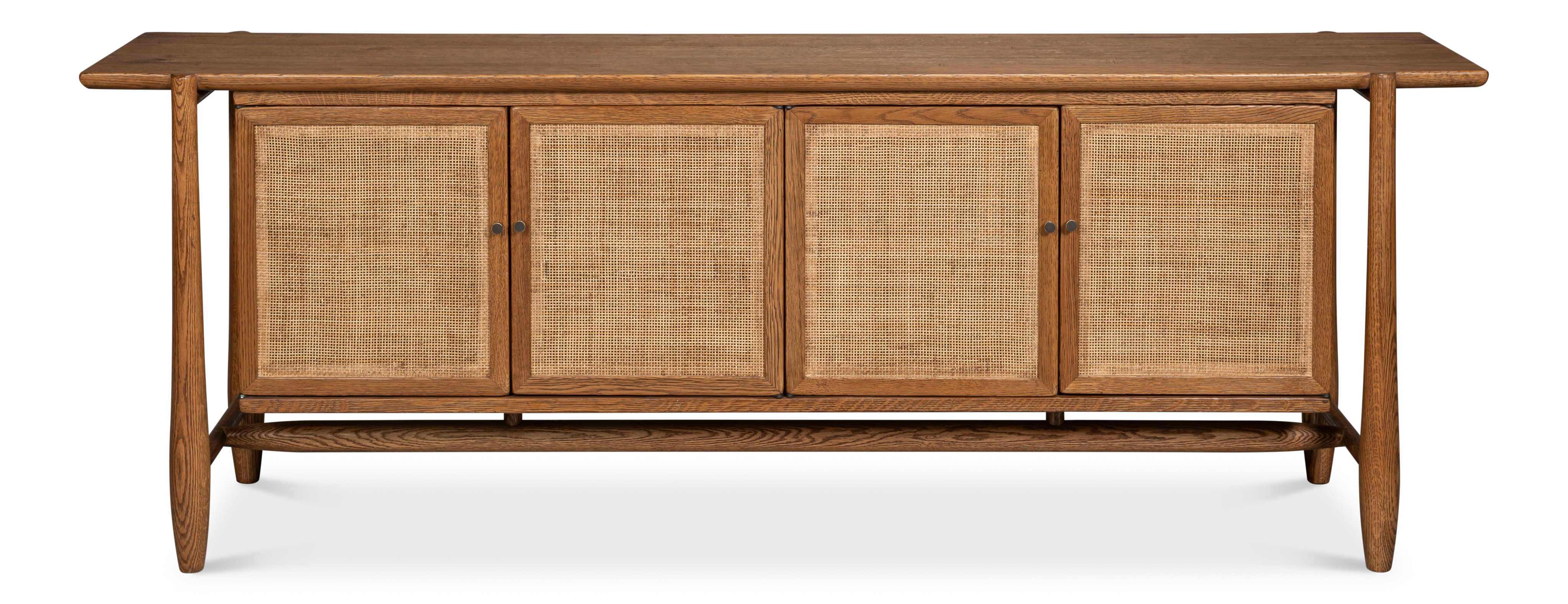 Nido Sideboard, 4 Doors, Cabinets & Sideboard by Sarreid, 85" length x 19" width x 30" height View 2