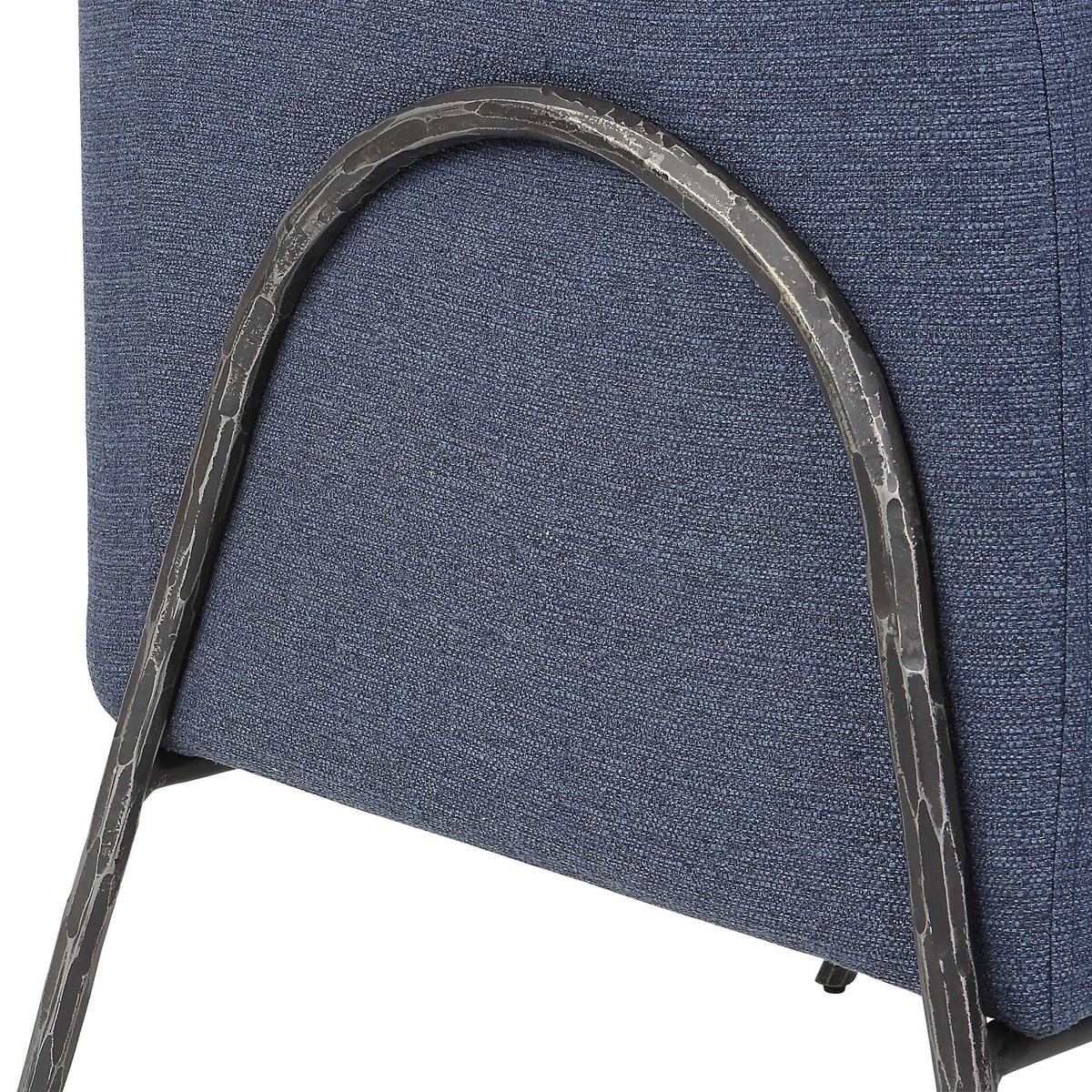Jacobsen Denim Barrel Chair, Accent Chair by Uttermost, 27" width x 29" height x 27" depth View 8