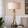 Selvino Brushed Brass Table Lamp thumbnail 1