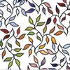 Stained Glass Leaves Window Film, by York Wall, 6'2.4" length x 2' width x 0.02" depth thumbnail