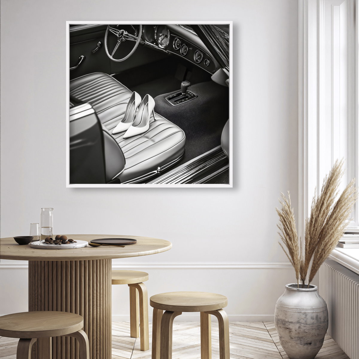 Vintage Car Scene (No Embellishment), Art by Oliver Gal,  40x40 View 3