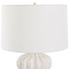 Wrenley Ridged White Table Lamp thumbnail 5