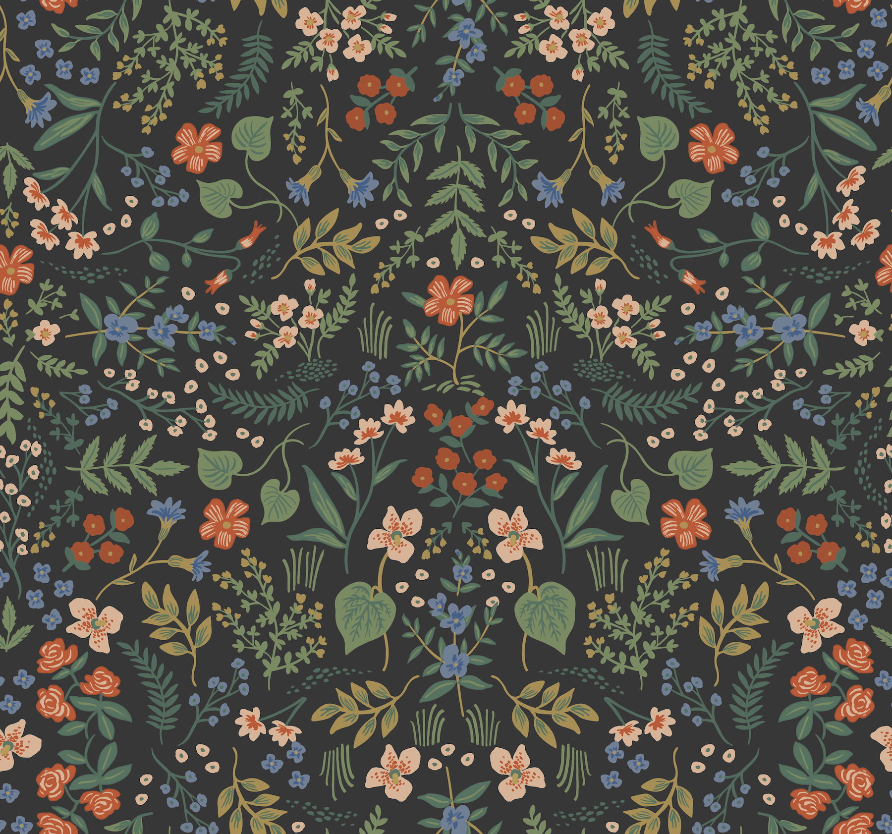 Wildwood Black Wallpaper large image 