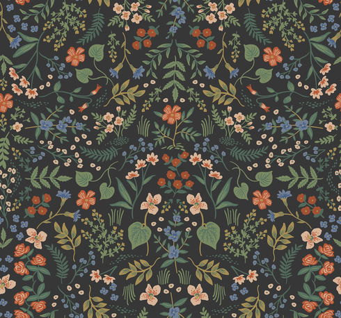 Wildwood Black Wallpaper