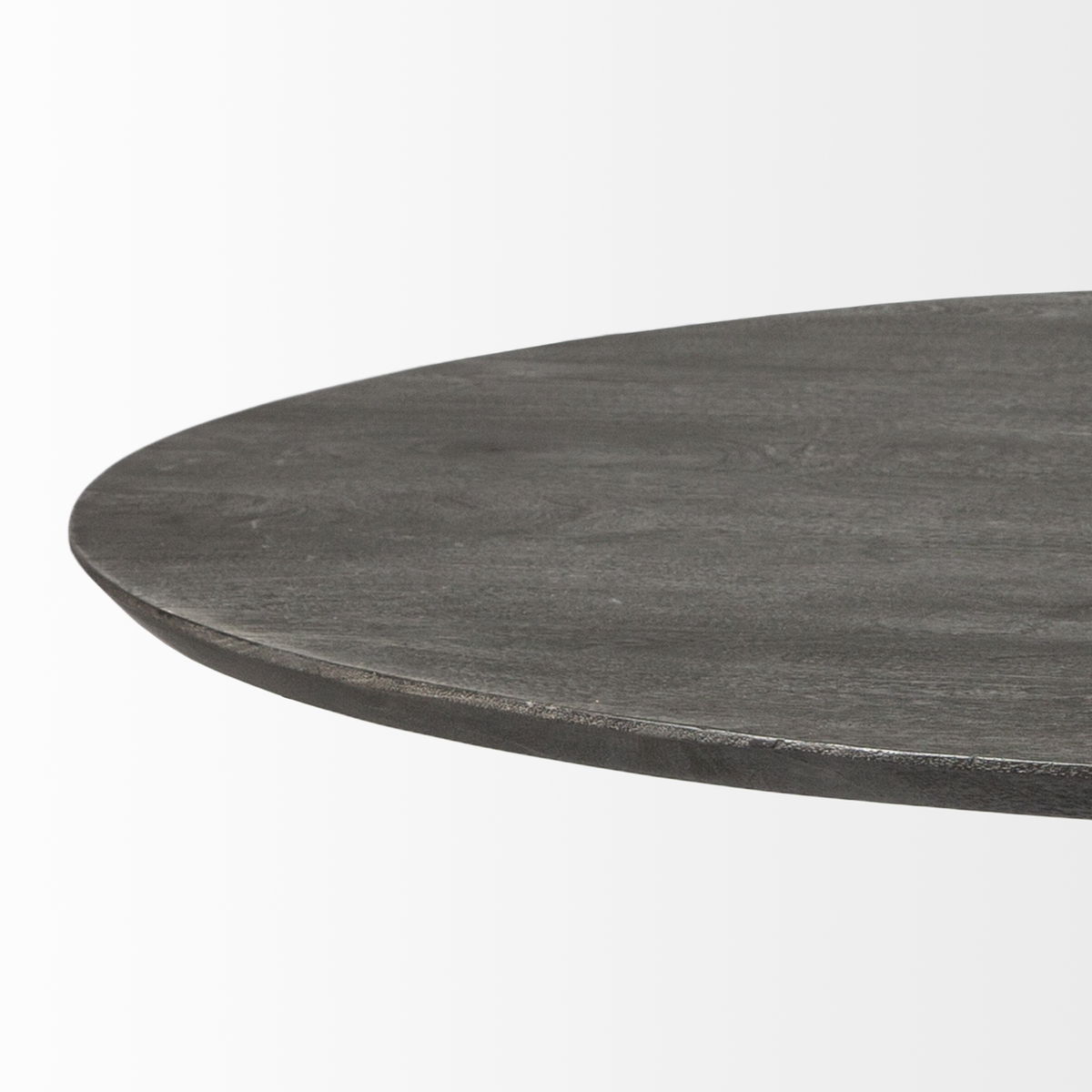 Maxwell 54' Round Pedestal Dining Table | Modern | Brown Wood & Brown Wood/Metal | Seats 4, by Mercana, 54" length x 54" width x 30" height View 4