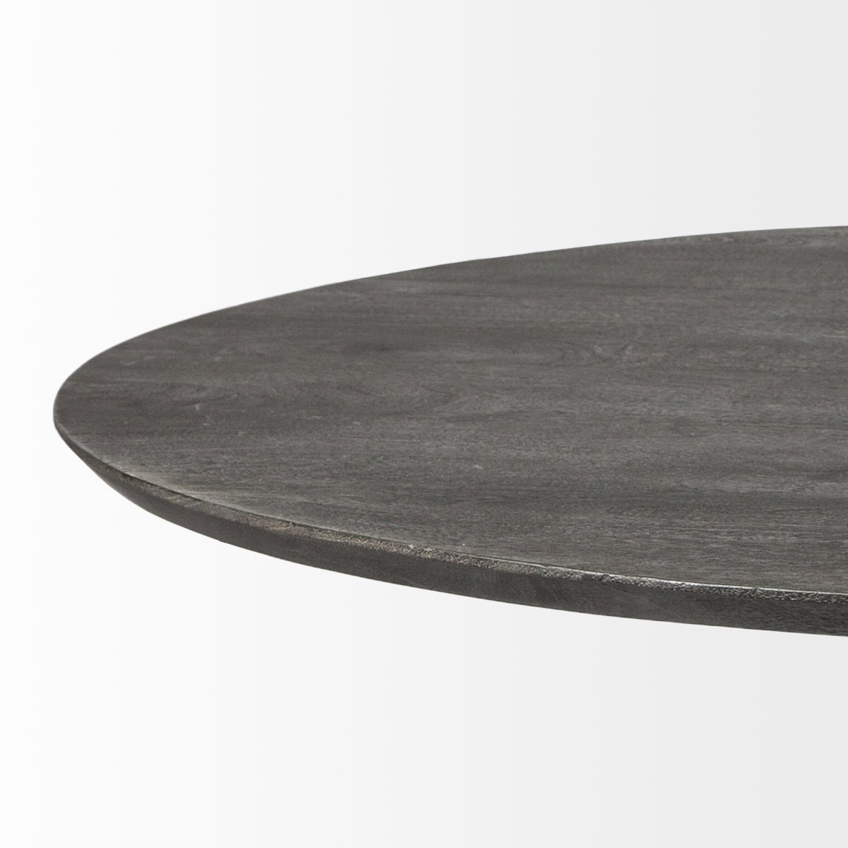 Maxwell 54' Round Pedestal Dining Table | Modern | Brown Wood & Brown Wood/Metal | Seats 4, by Mercana, 54" length x 54" width x 30" height View 4