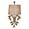 Alenya 2 Light Gold Wall Sconce, by Uttermost, 12.25" width x 21.5" height x 5.5" depth thumbnail 1