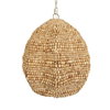 Kauri 1 Light Wooden Bead Pendant, Mini Light Pendant by Uttermost, 18" width x 20" height x 18" diameter x 18" depth thumbnail 1