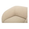 Faye Accent Chair Beige Boucle, by Moe's Home, 37" width x 29.25" height x 33" depth thumbnail 5