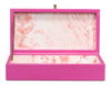 Gatsburg Shagreen Box, Pink, Set Of 2, Decor by Sarreid, 12" length x 6" width x 3" height thumbnail 9