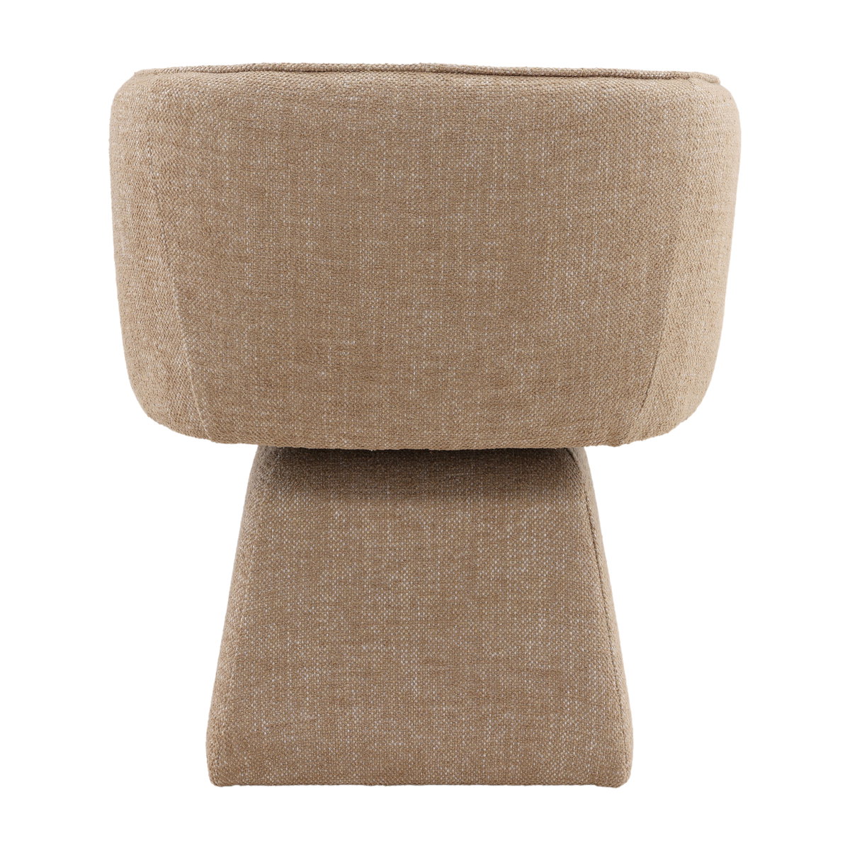 Jonie Swivel Chair Camel, Dining Chair by Dovetail, 25.25" width x 29.25" height x 23" depth View 4