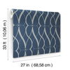 Graceful Geo Navy & Silver Wallpaper thumbnail 6
