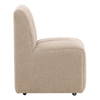 Marvin Dining Chair Camel, by Dovetail, 20.7" width x 32" height x 27" depth thumbnail 3