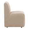 Marvin Dining Chair Camel, by Dovetail, 20.7" width x 32" height x 27" depth thumbnail 3