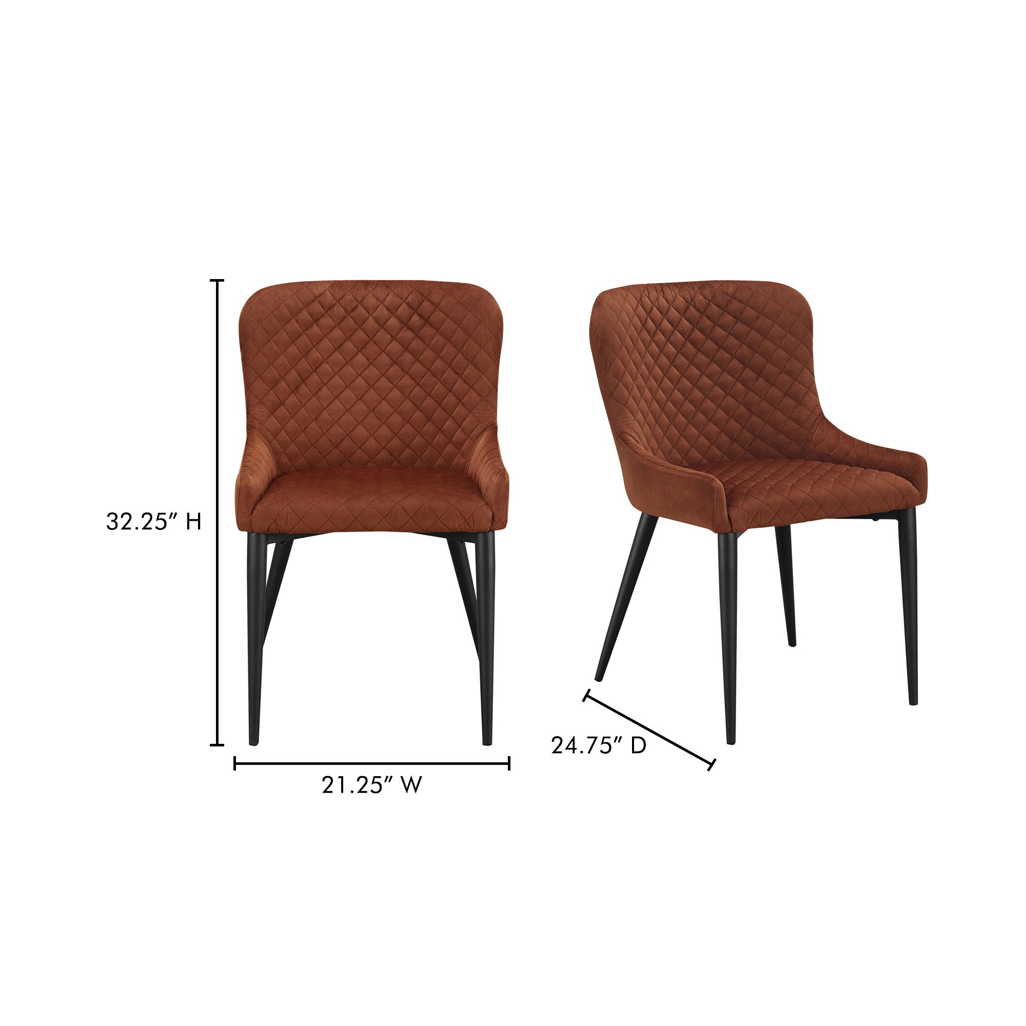 Etta Dining Chair Amber large image 