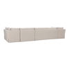 Fable Slipcover Dining Banquette U-shape Beige 168in thumbnail 1