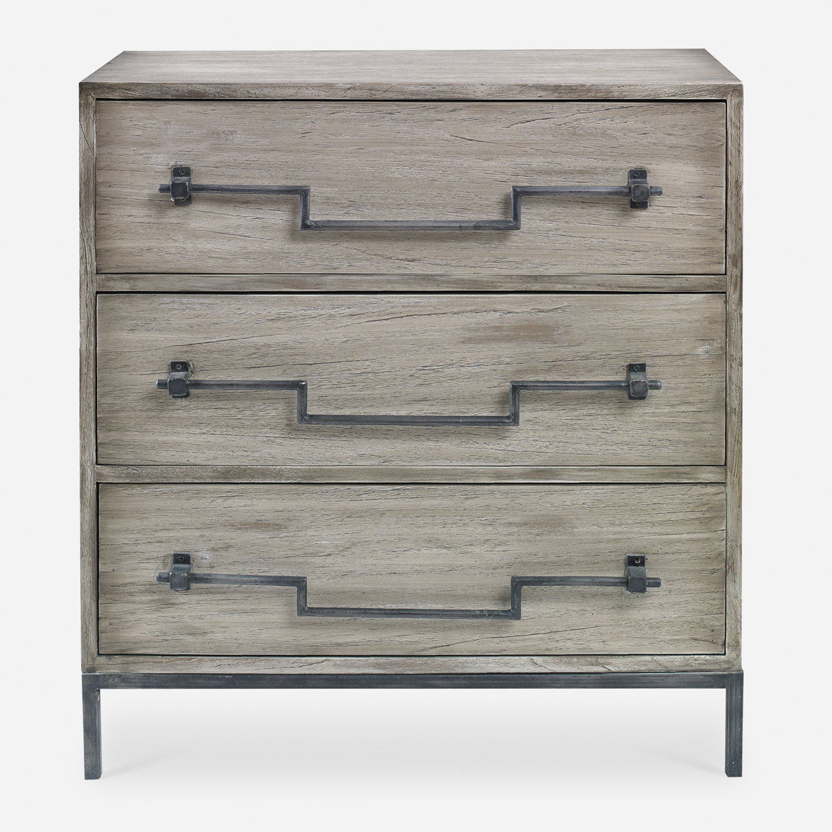Jory Aged Ivory Accent Chest, Cabinets & Chest by Uttermost, 30" width x 32.5" height x 14" depth View 1