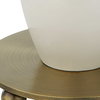 Annora Glossy White Table Lamp, by Uttermost, 1'3" width x 2'10" height x 1'3" depth thumbnail 8