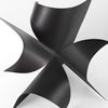 Francesca  Black Metal Sculptural Decorative Object, by Mercana, 11.81" length x 11.81" width x 11.81" height thumbnail 7
