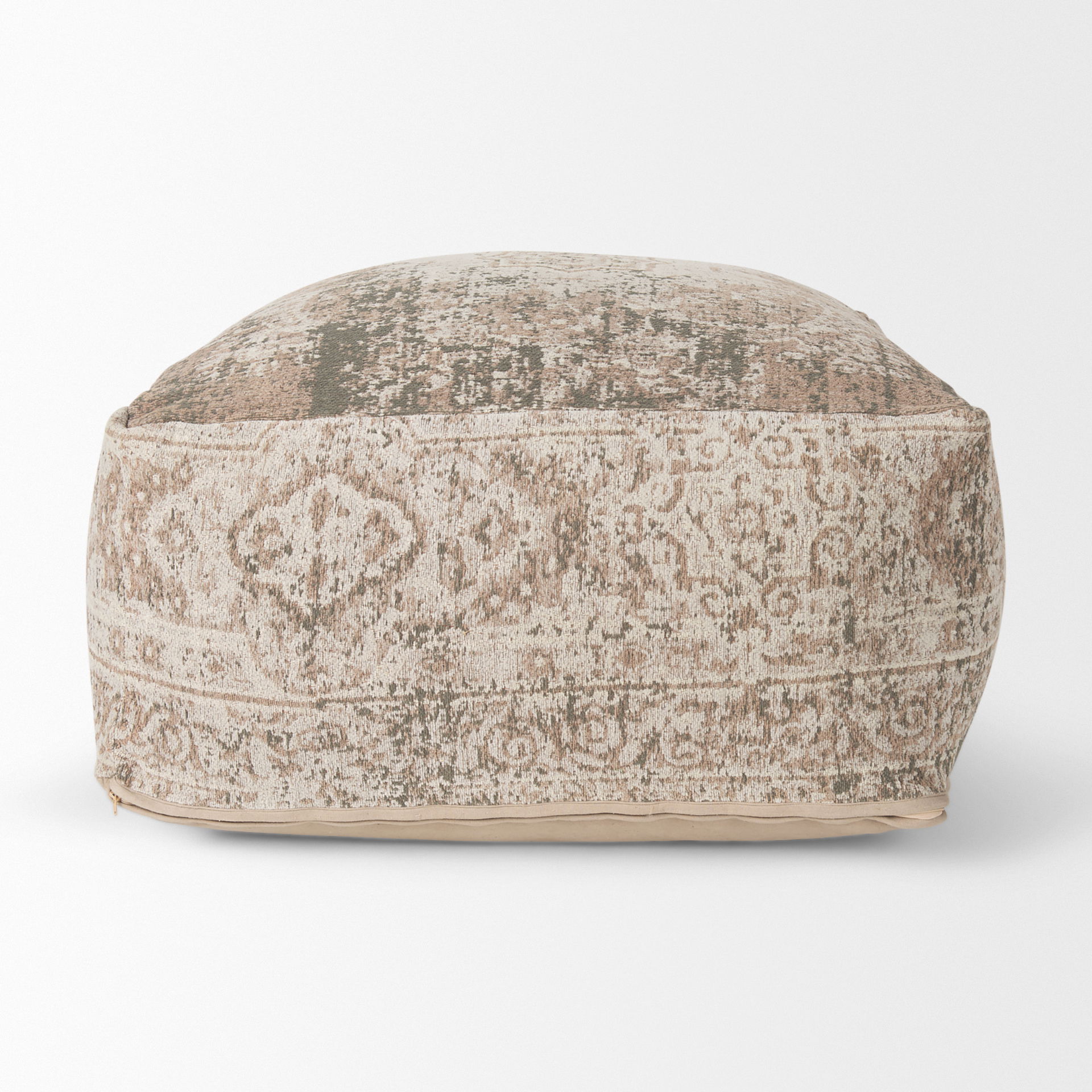 Khloe Large Taupe Pouf large image 