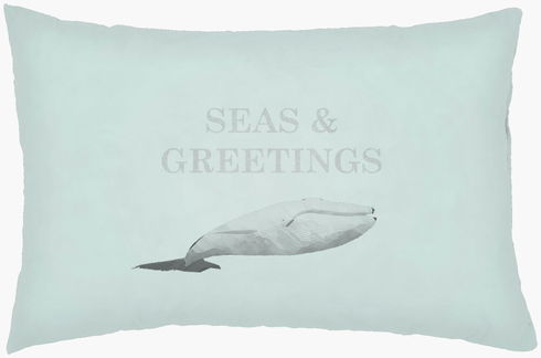 Seas & Greetings Lumbar Pillow