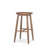 Ernest Medium Brown Wood Bar Stool thumbnail 0